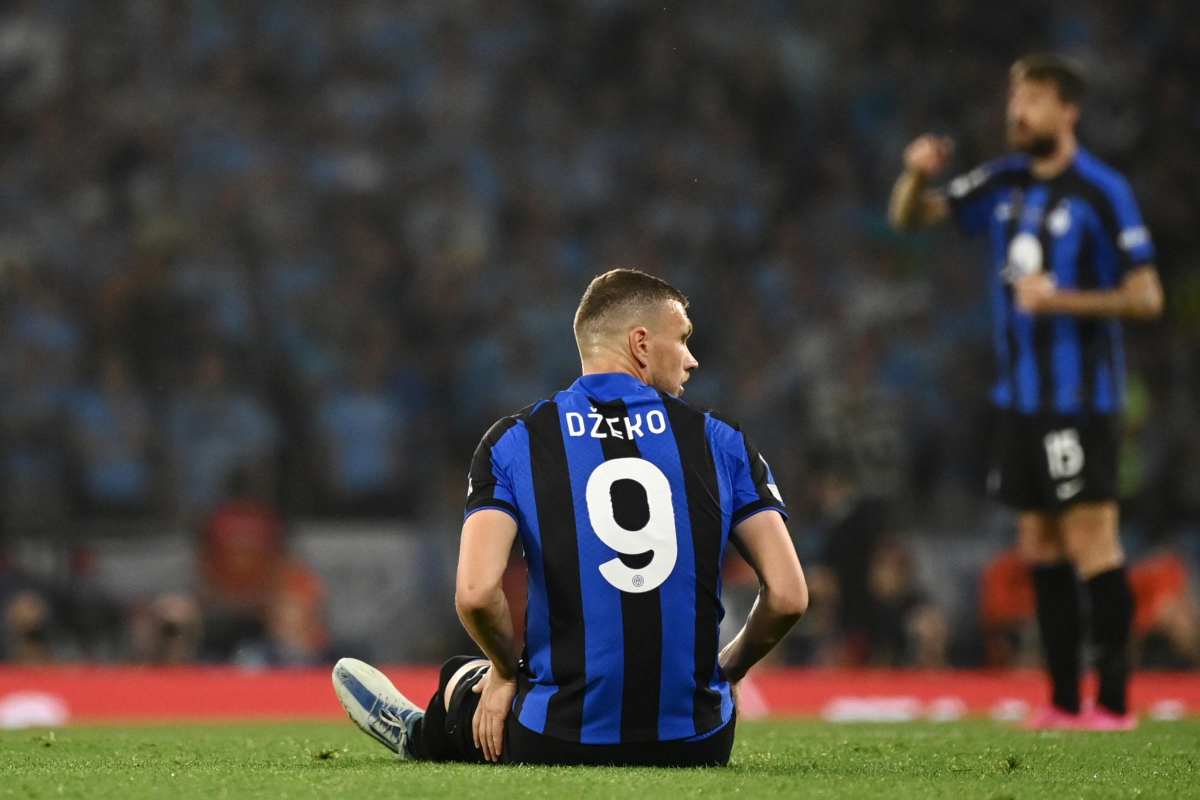 Dzeko e l'addio all'Inter