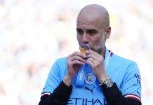 Guardiola Manchester City Triplete