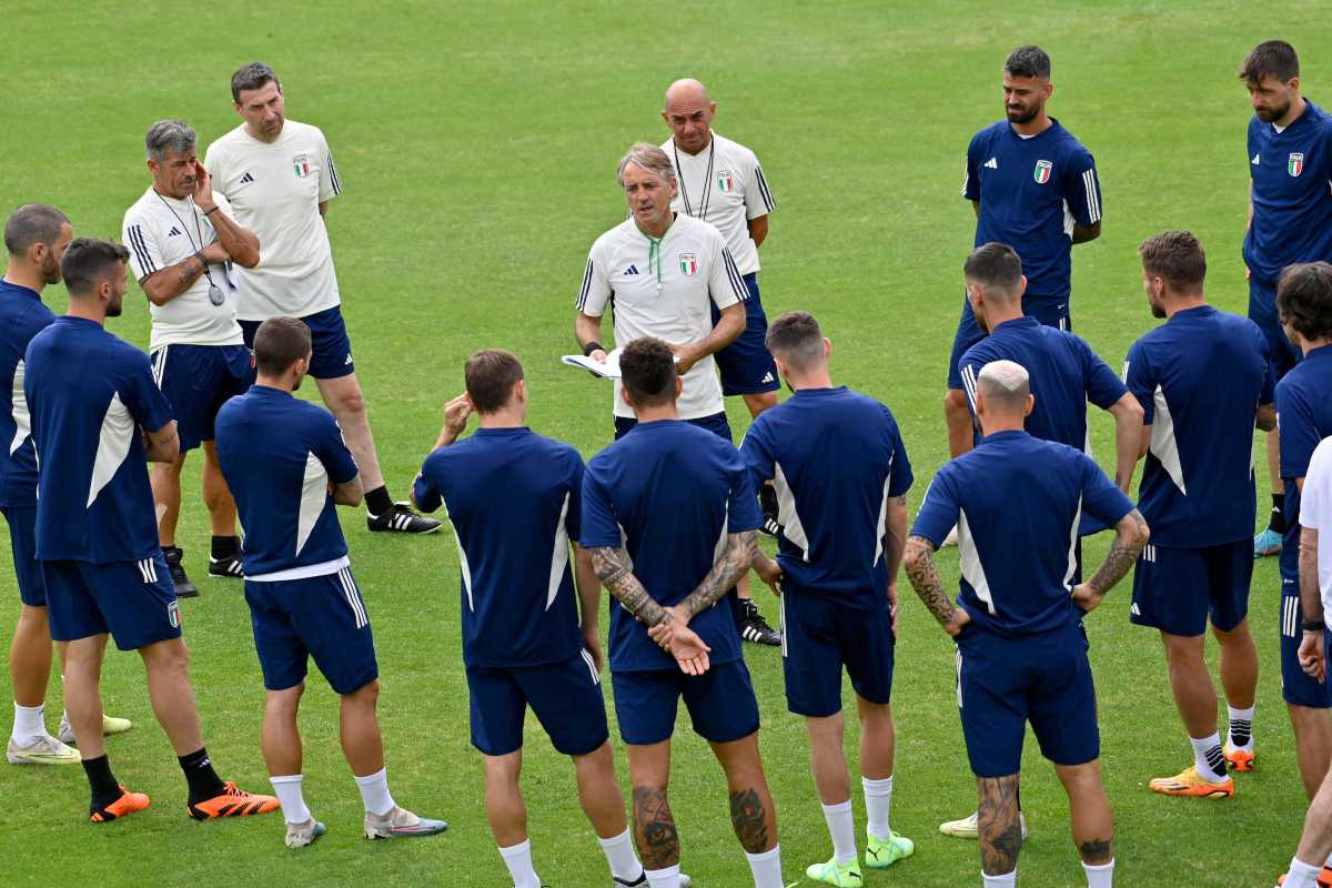 Mancini alla vigilia di Spagna-Italia