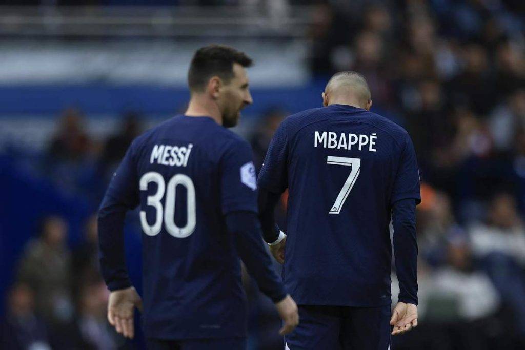 Messi Mbappé PSG