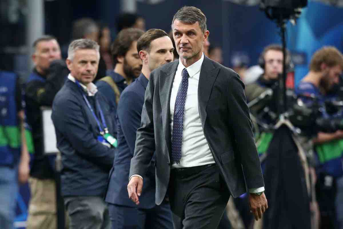 Paolo Maldini in campo