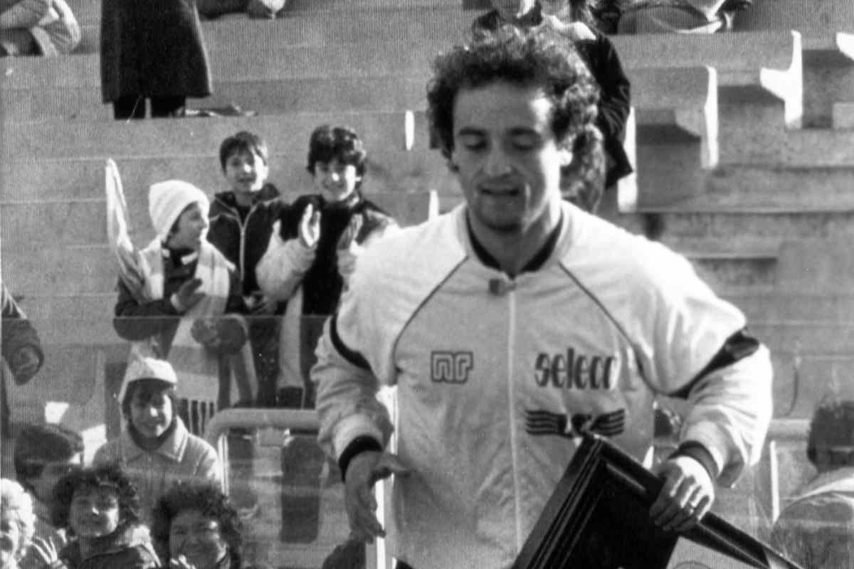 D'Amico prima di entrare in campo