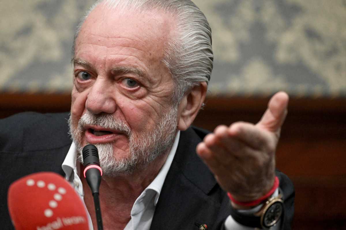 De Laurentiis in conferenza stampa 