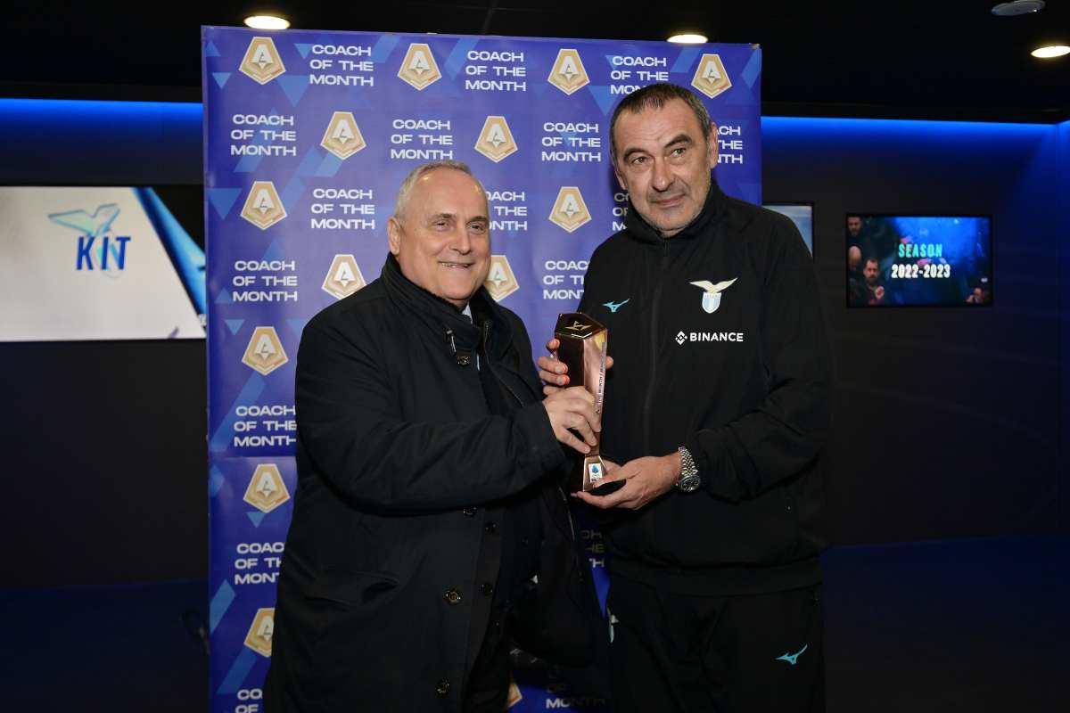 Lotito premia Sarri 