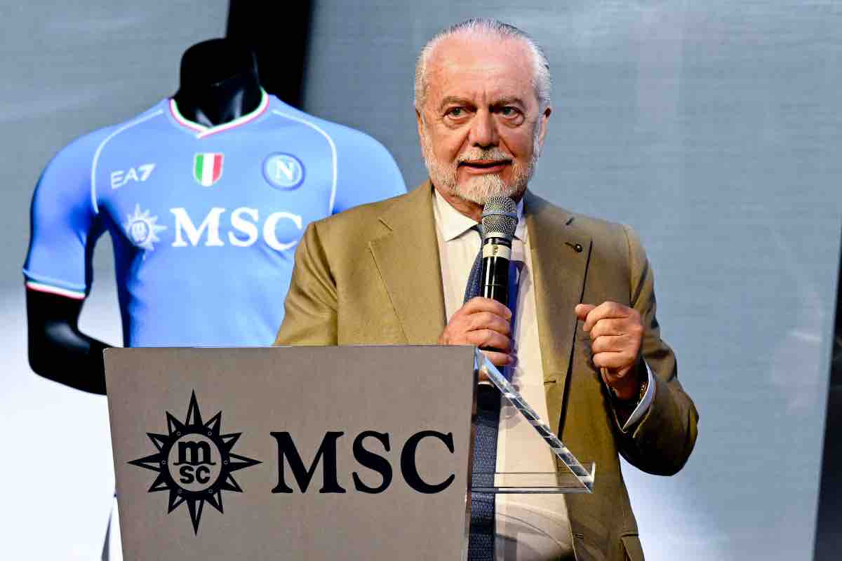 Aurelio De Laurentiis in conferenza