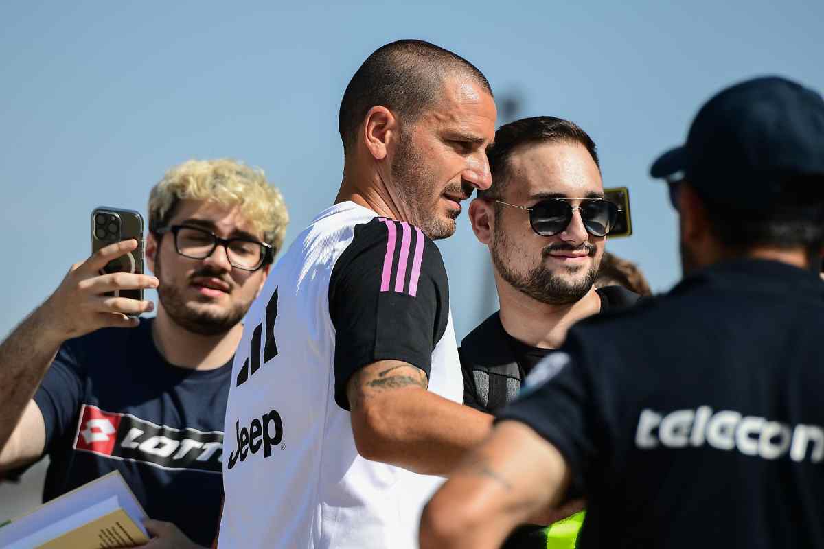 Addio di Bonucci alla Juventus