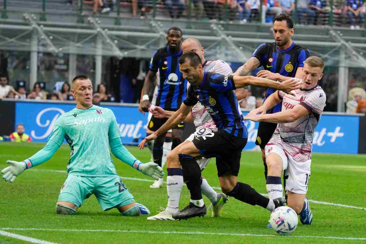 Azione durante Inter-Bologna 