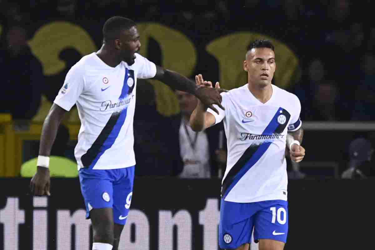 Lautaro Thuram a segno