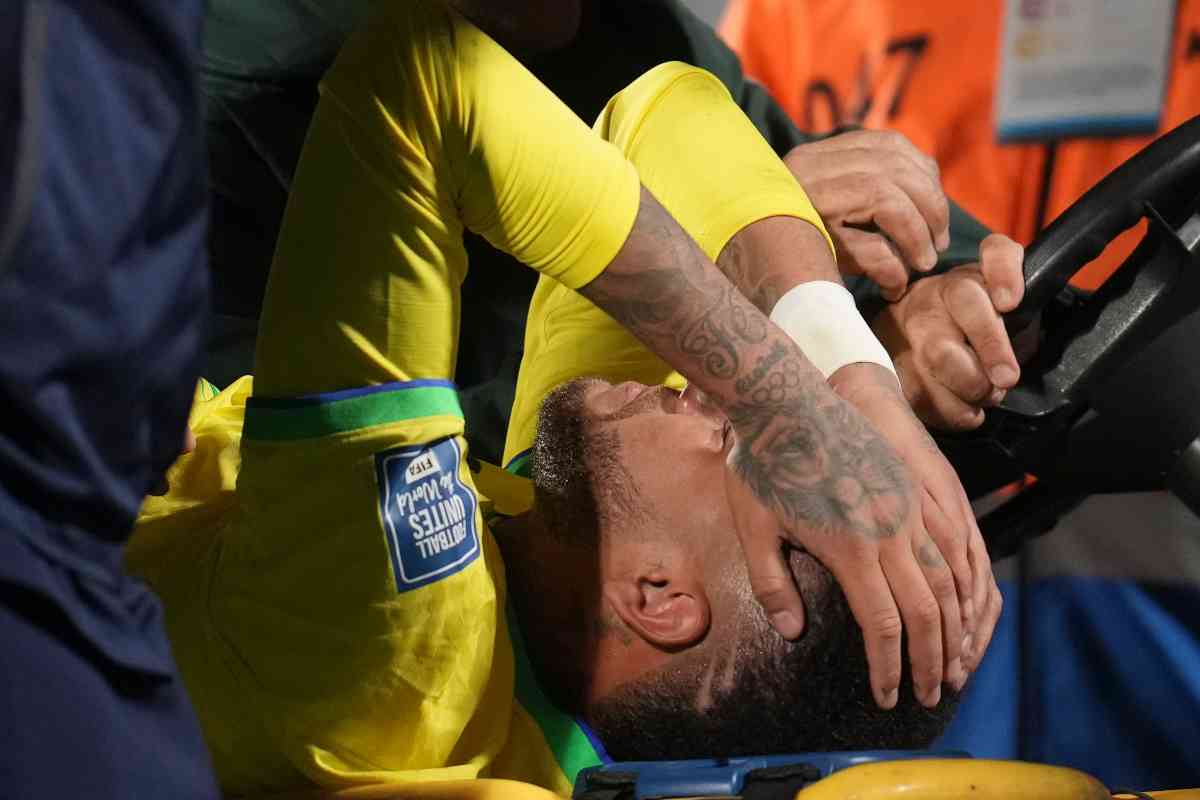 Neymar infortunio Brasile