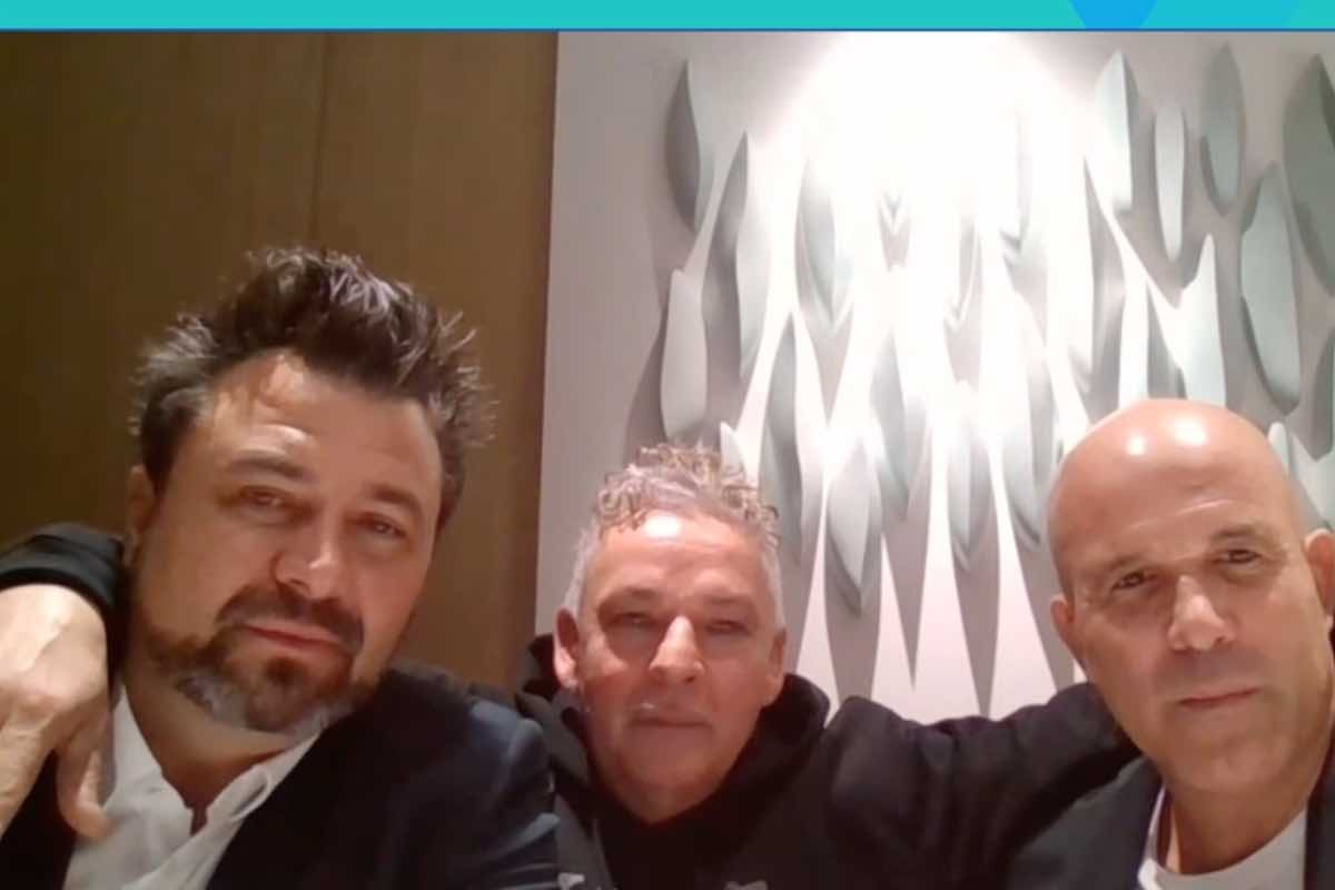 Roberto Baggio, Gigi Di Biagio e Sebastian Frey da Wuhan