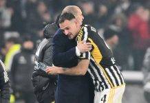 Gatti abbraccia Allegri