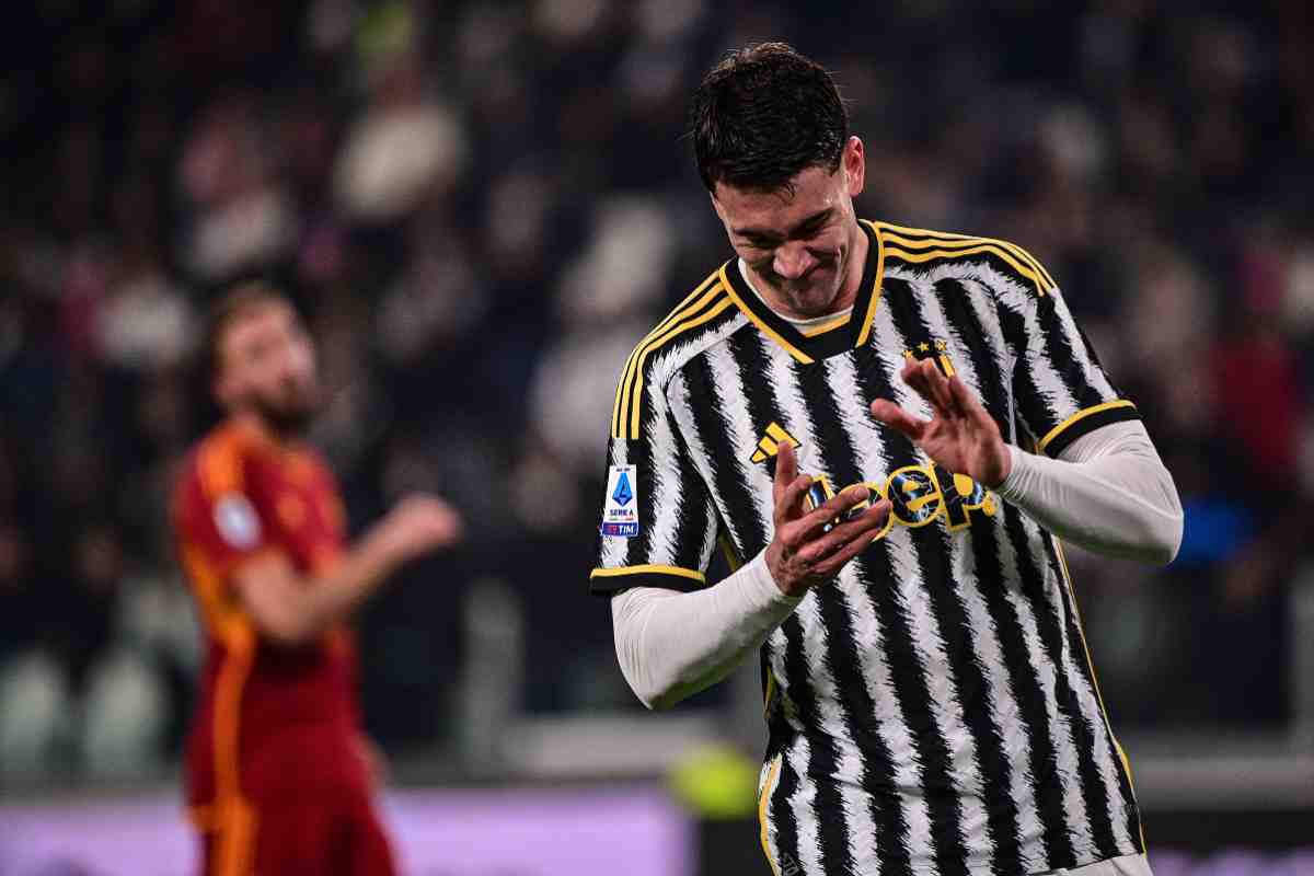 Vlahovic tra i migliori in Juve-Roma