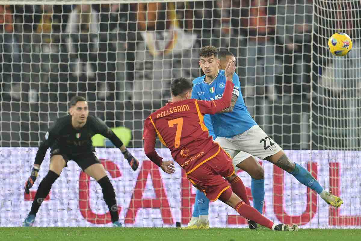 Roma-Napoli in campo