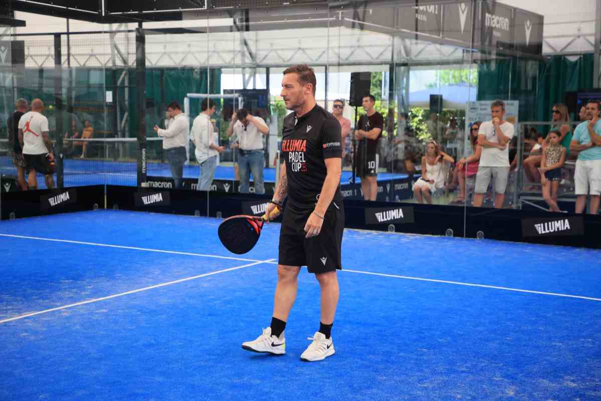 Totti nella World Legends Padel Tour