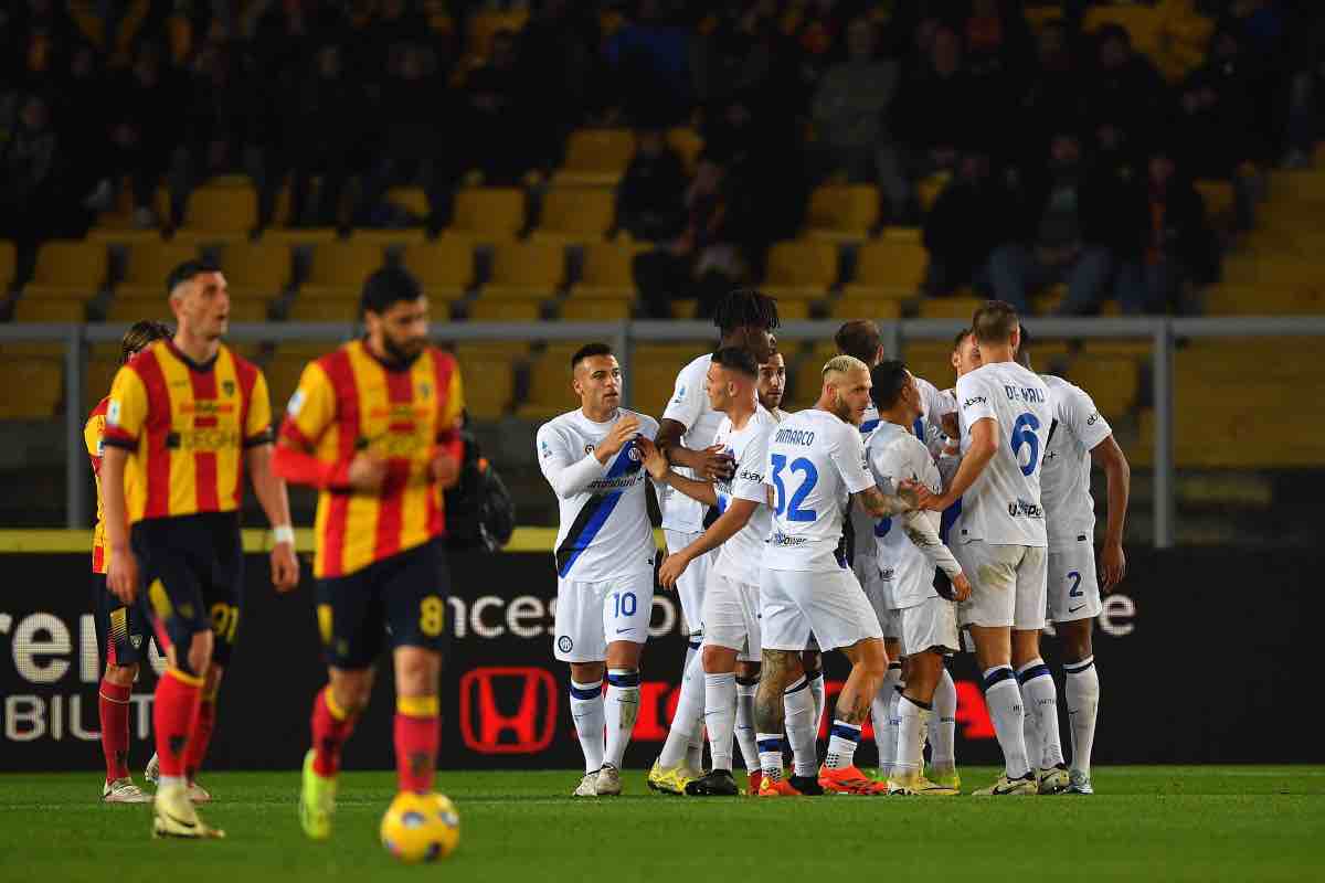 L'Inter non si ferma e batte il Lecce