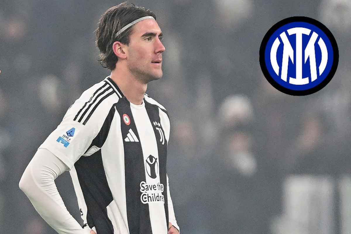 Dusan Vlahovic, attaccante della Juventus e lo scudetto dell'Inter