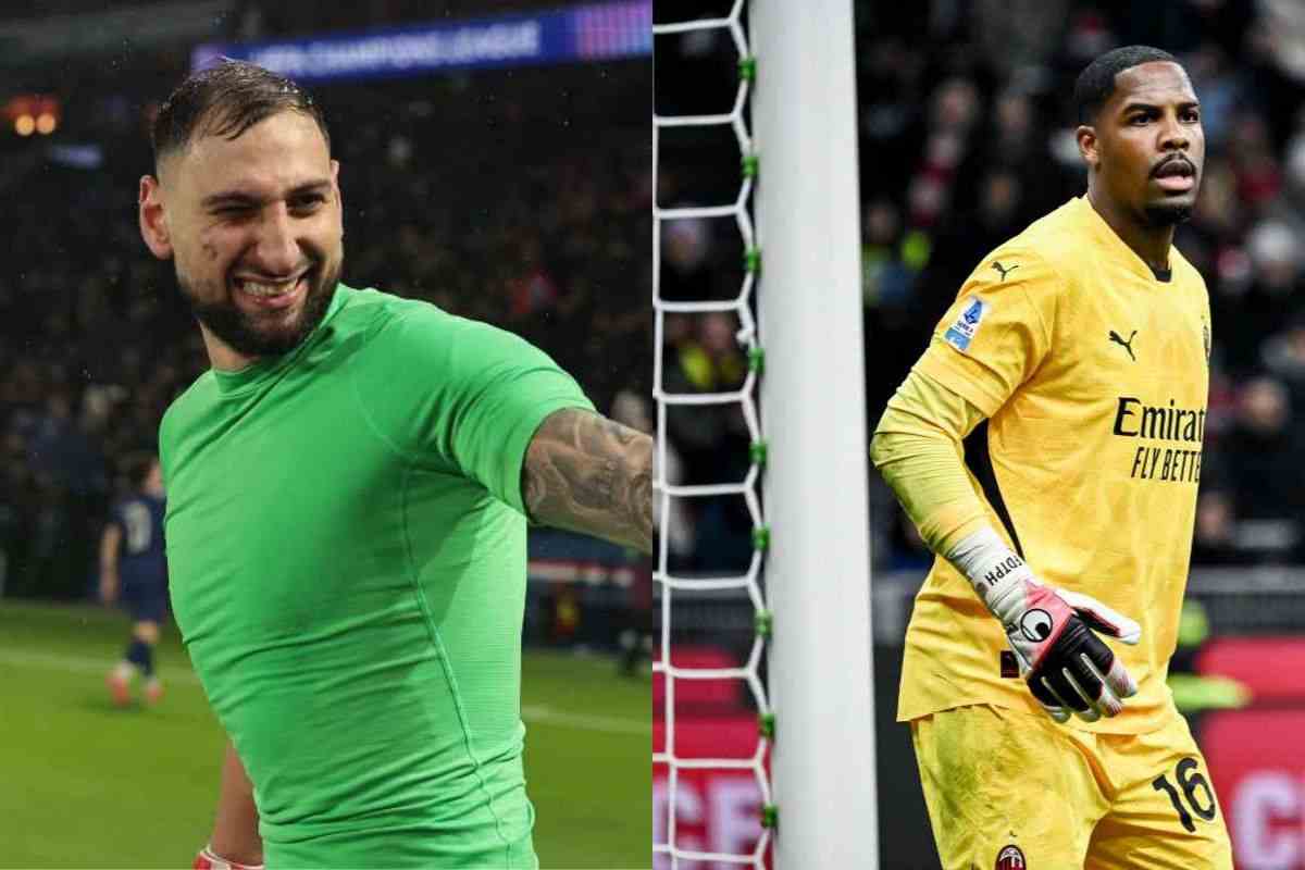Gianluigi Donnarumma e Mike Maignan 