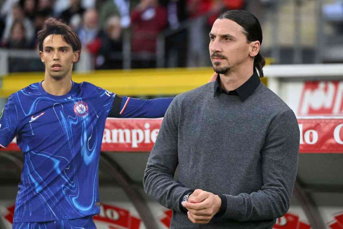 Joao Felix del Chelsea e Zlatan Ibrahimovic
