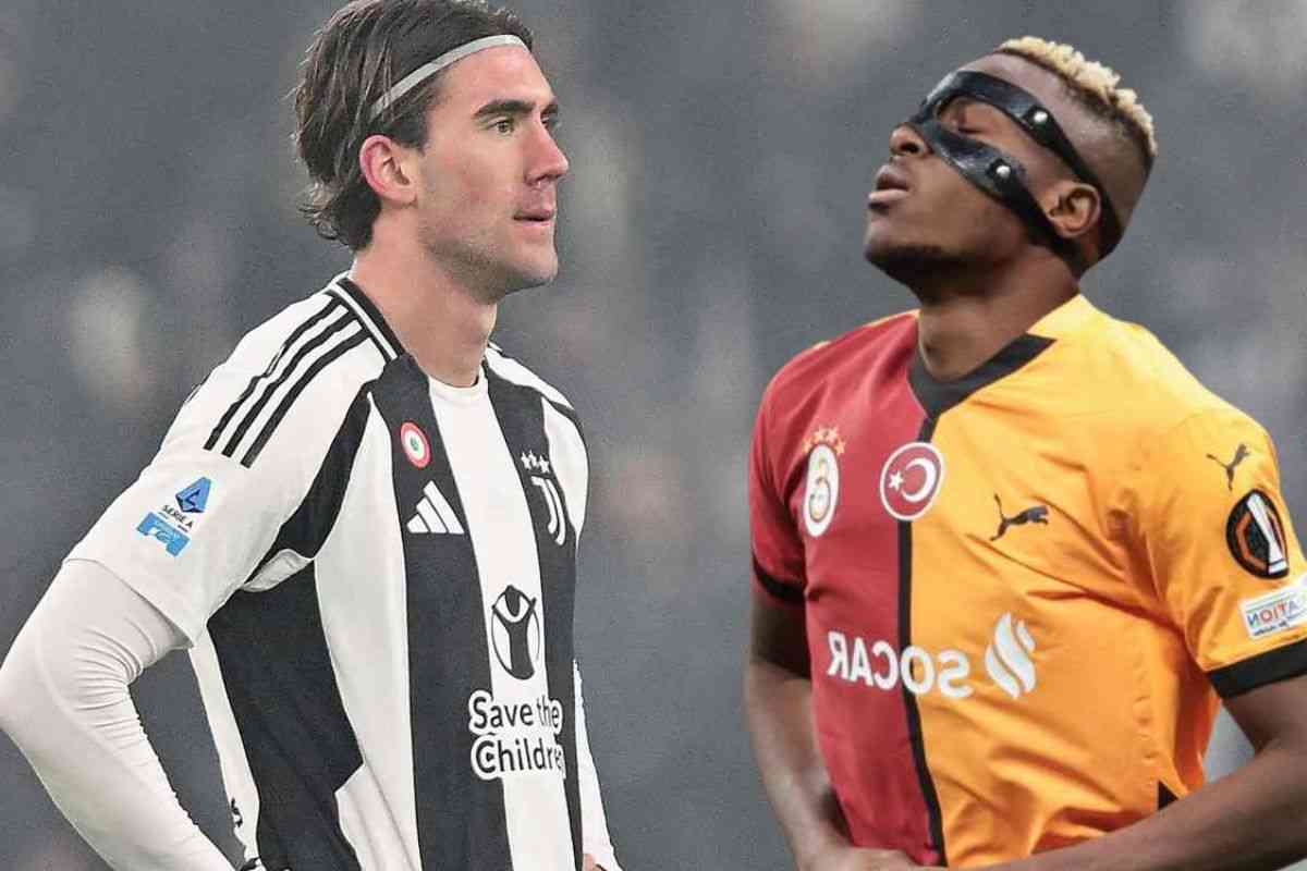 Dusan Vlahovic e Victor Osimhen