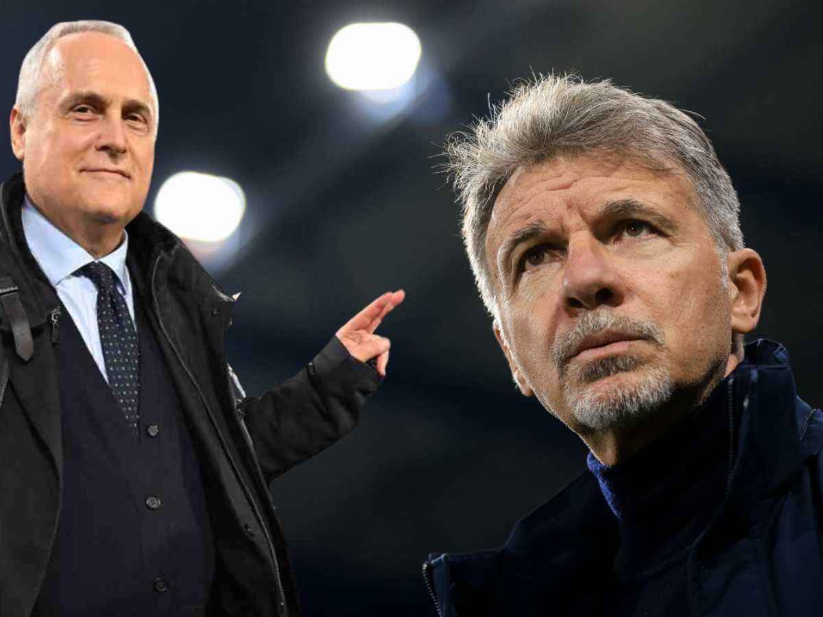 Claudio Lotito e Marco Baroni