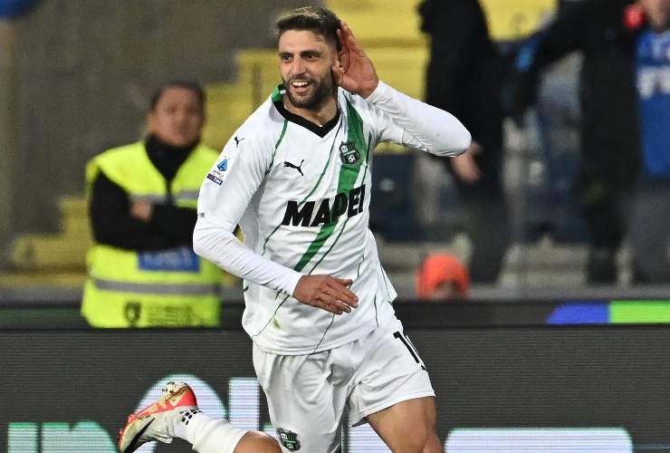 Domenico Berardi esulta