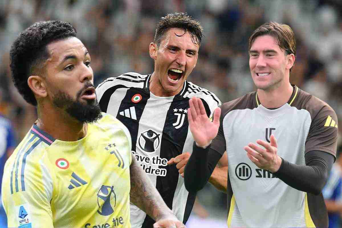 Douglas Luiz Cambiaso e Vlahovic 