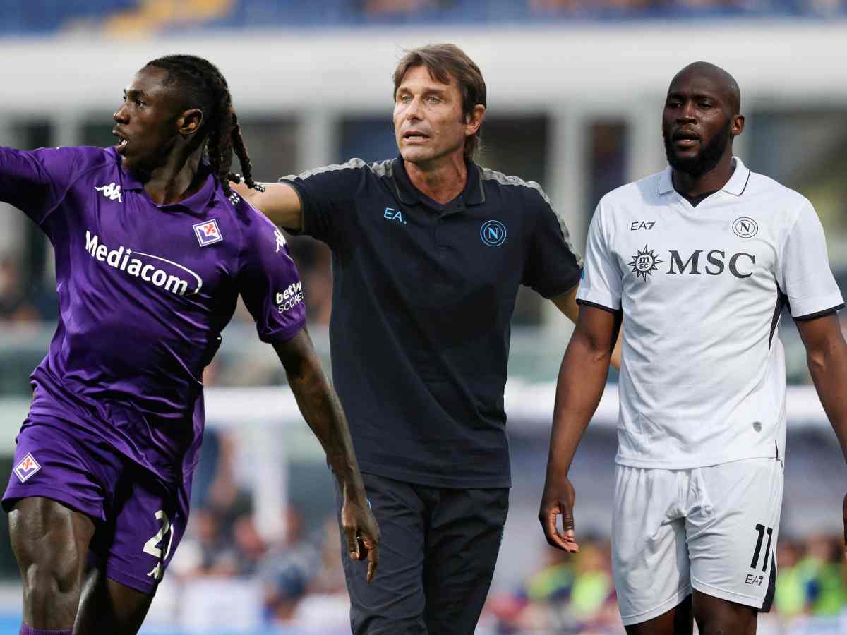 Kean esulta, Conte dà indicazioni e Lukaku osserva