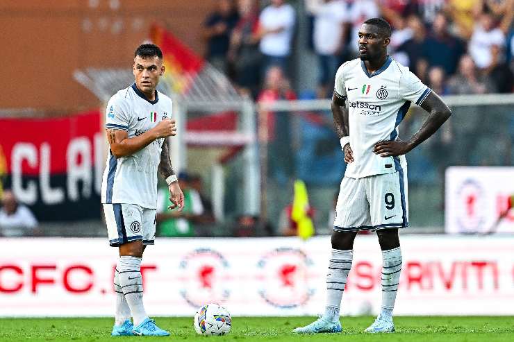 Lautaro Martinez e Marcus Thuram