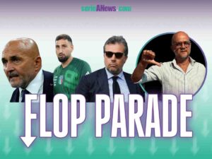 Spalletti Donnarumma e Giuntoli con Enrico Camelio