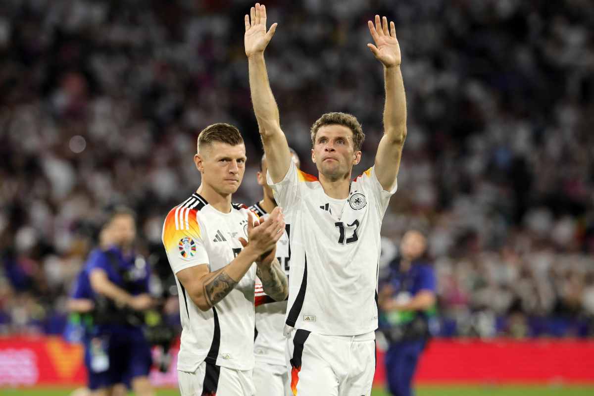 Thomas Muller con la maglia della Germania