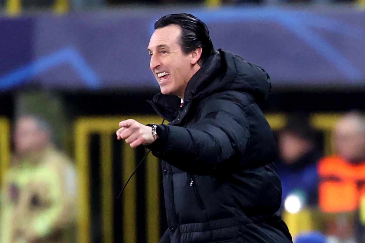 Unai Emery, allenatore dell'Aston Villa