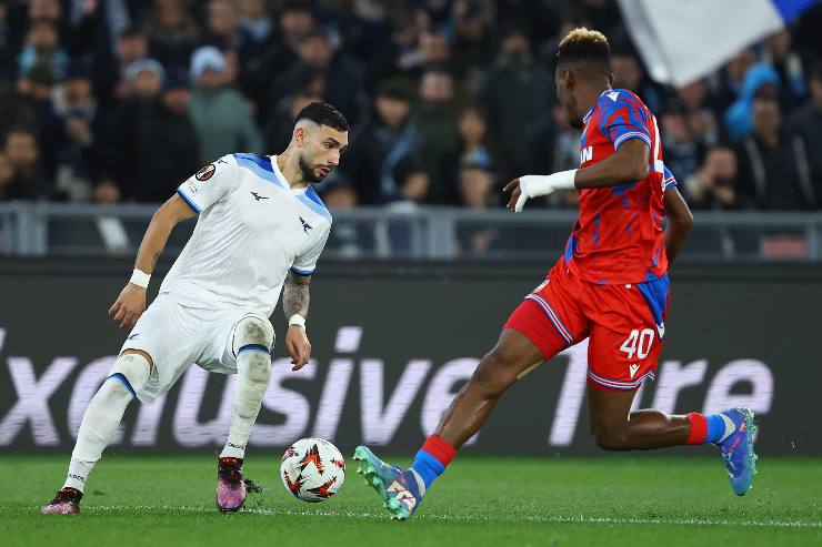 Valentin Castellanos in azione in Europa League