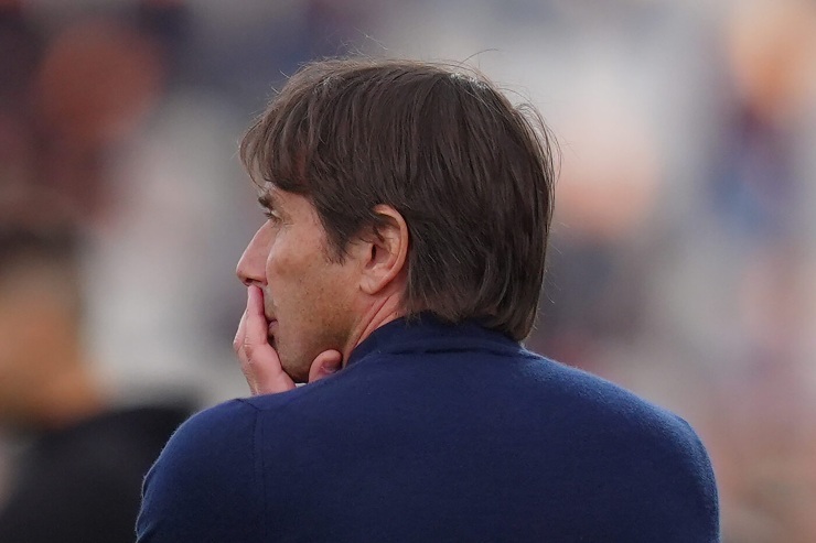 Antonio Conte in campo 