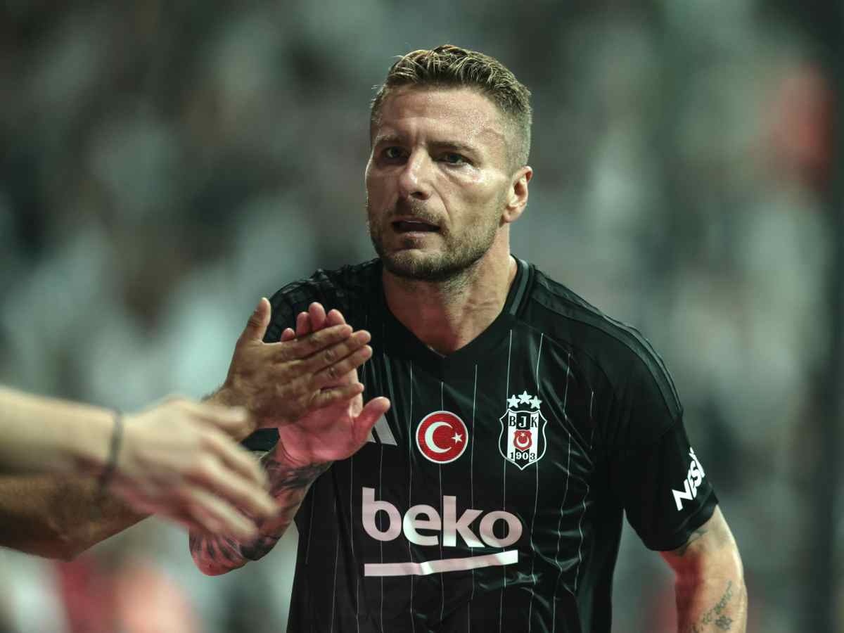 Ciro Immobile con la maglia del Besiktas