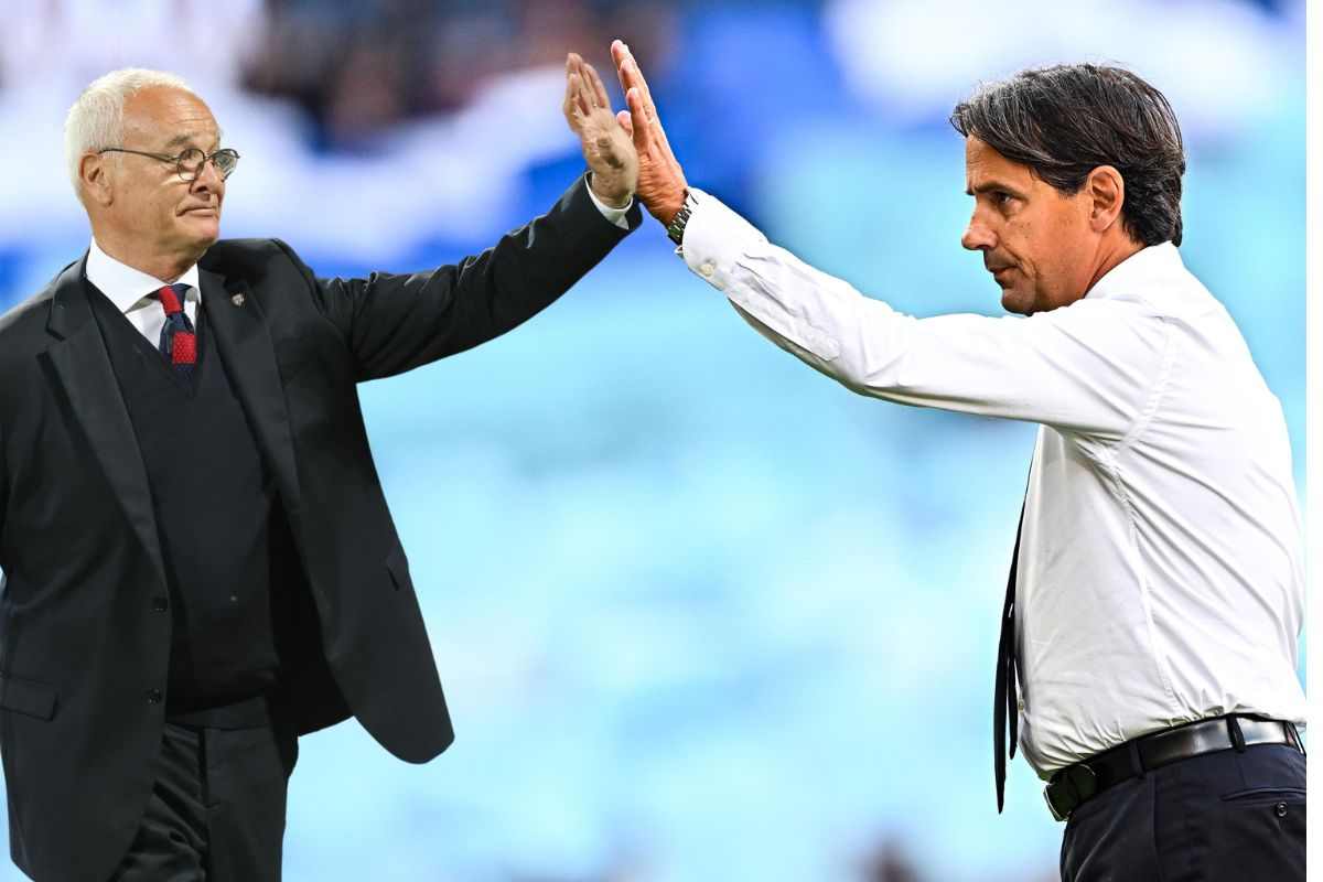 Claudio Ranieri e Simone Inzaghi 