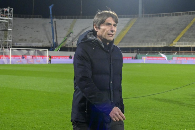 Antonio Conte in campo 