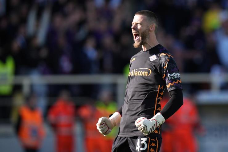 David De Gea esulta