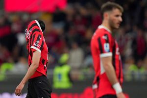 Delusione calciatori Milan