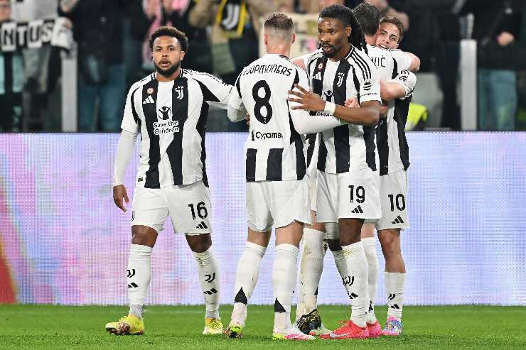 Esultanza Juve