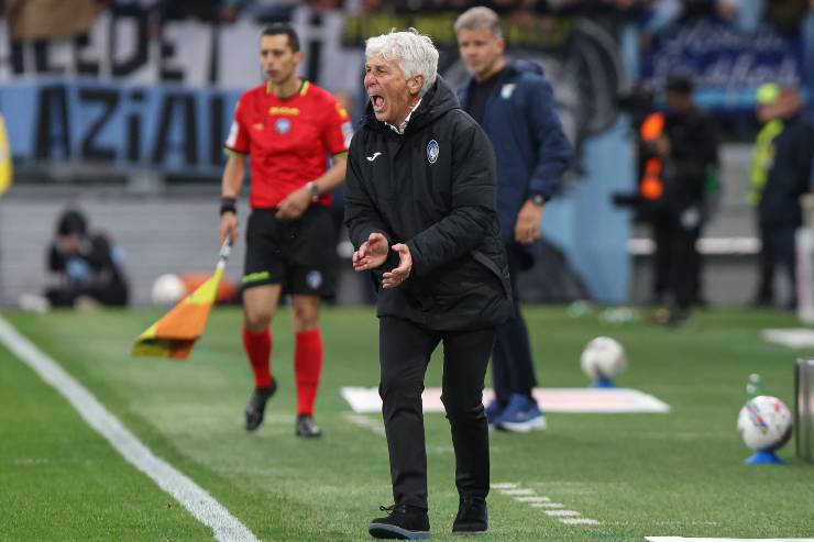 Gian Piero Gasperini urla a bordo campo
