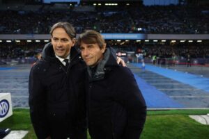 Inzaghi e Conte abbracciati