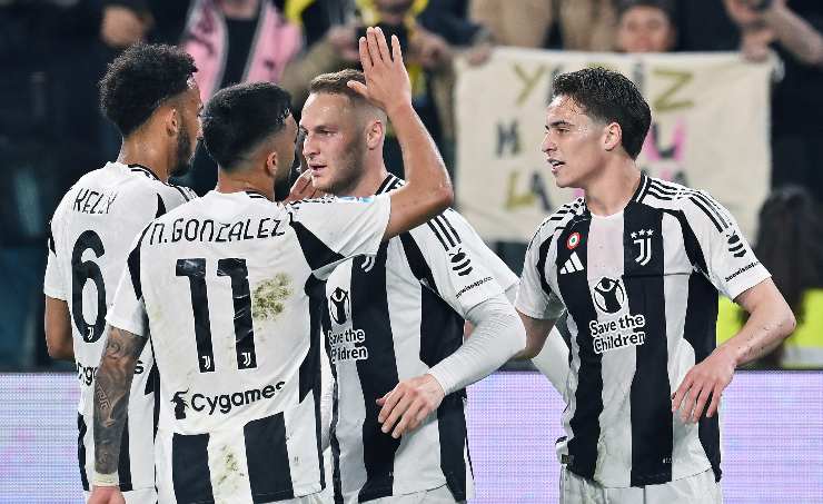 Esultanza Juve