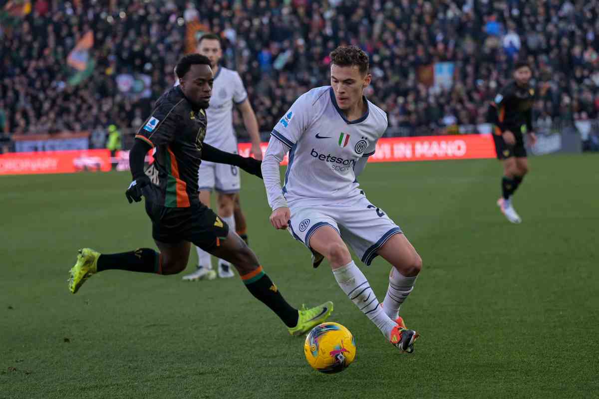 Kristjan Asslani dell'Inter in azione