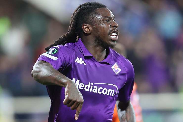 Moise Kean esulta dopo un gol