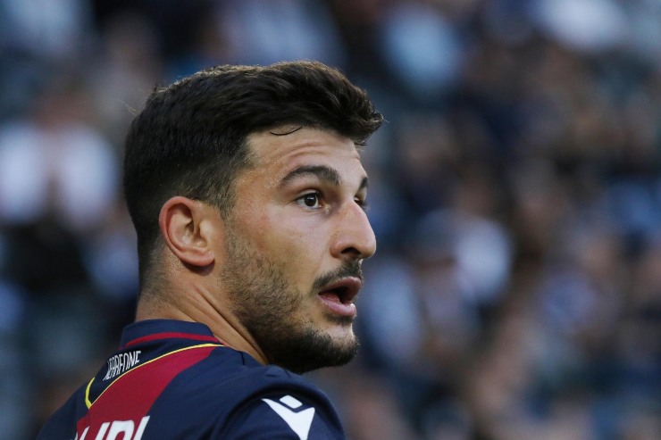 Riccardo Orsolini in campo 