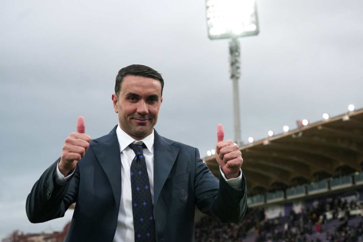 Raffaele Palladino sorride allo stadio Franchi di Firenze