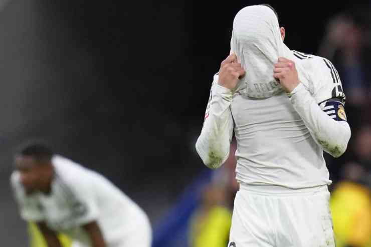 Disperazione del Real Madrid 