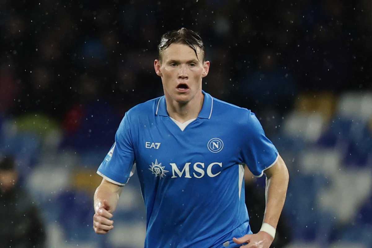 Scott McTominay con la maglia del Napoli