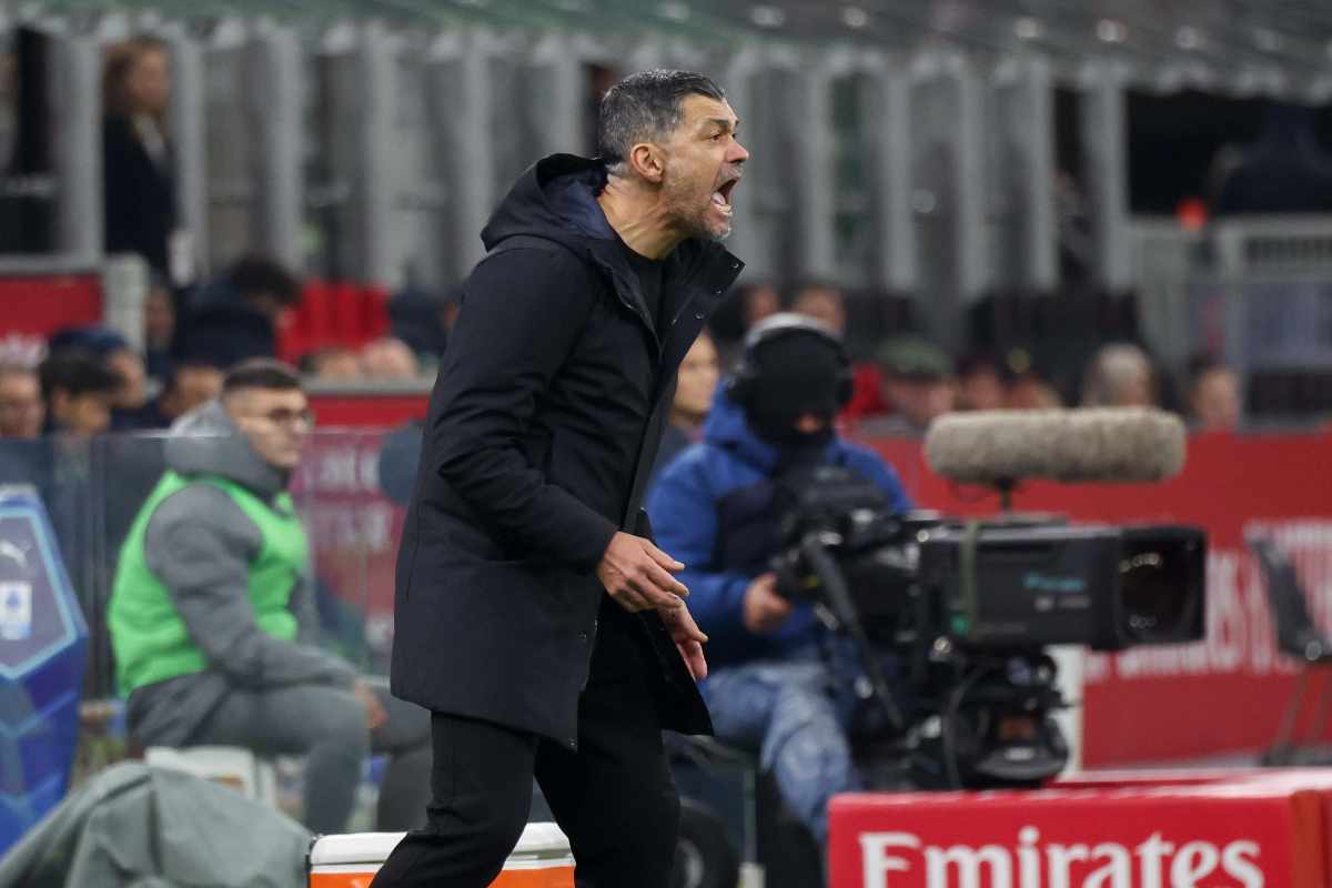 Sergio Conceicao urla dalla panchina
