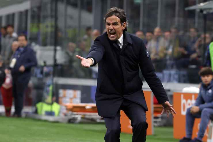 Simone Inzaghi urla
